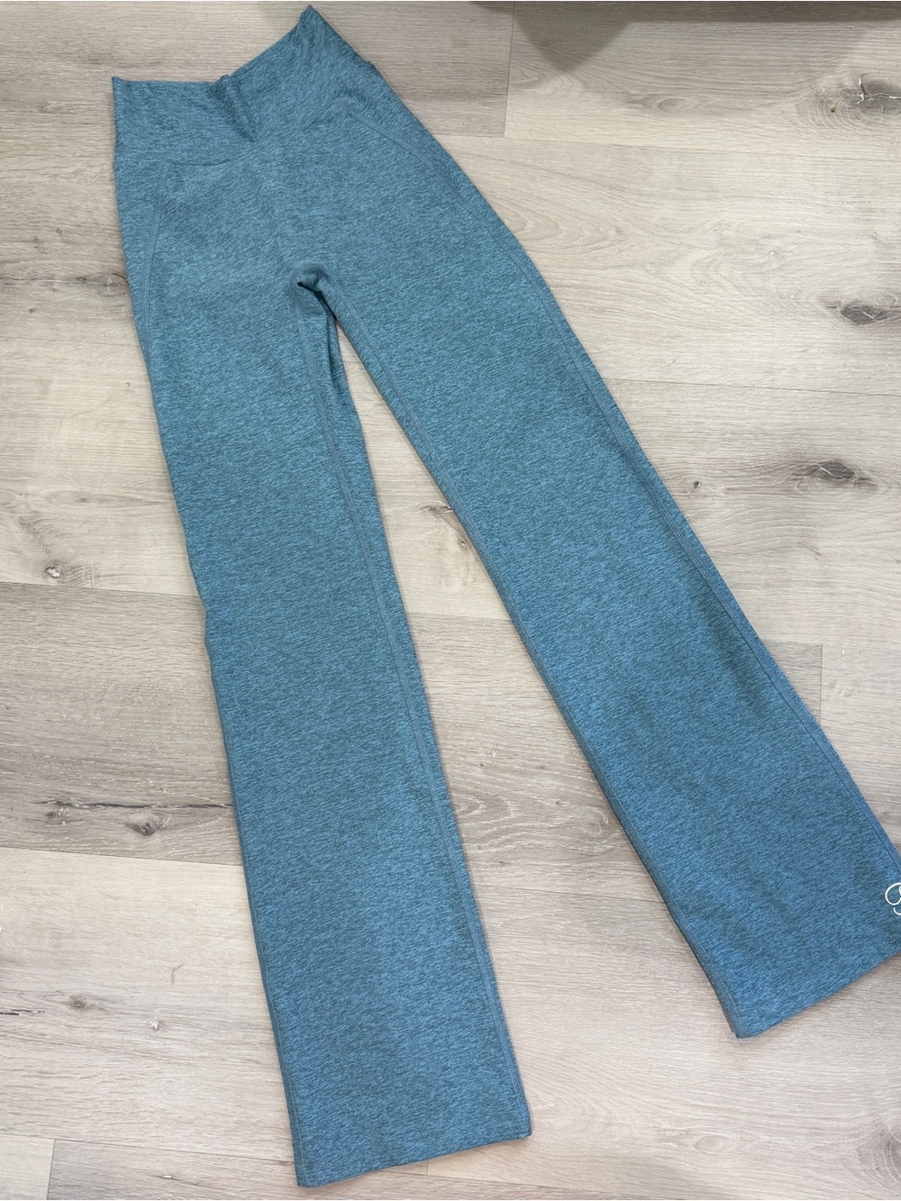 Bombshell Sportswear Blue Flare Leggings